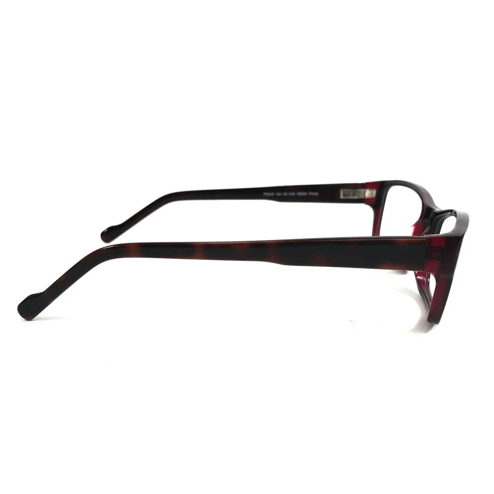 Chromos Eyewear Eyeglasses Frames PENN DEMI PINK Rectangle Full Rim 54-19-140